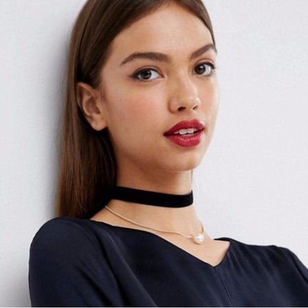 Choker Halskjede - flere farger