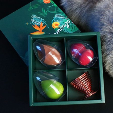 6ST Makeup Svamp Set Blender Svamp SET 02 SET 02