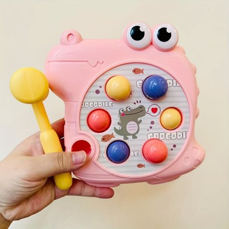 Interaktivt bankeleke-hammerspill for barn, puslespill, banke-skrivebordsspill, bursdagsgave [D]