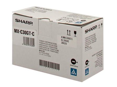 Sharp Toner MXC30GTC cyan - Lyreco - Toner och bläck - Tonerkassetter - Toner Sharp