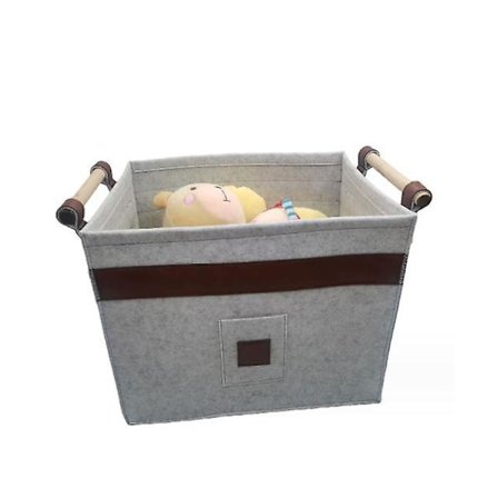 Eldstad vedkorg Stor filtkorg Eldstad vedkorg med trähandtag Kompatibel med ved shoppingtidningar -ES