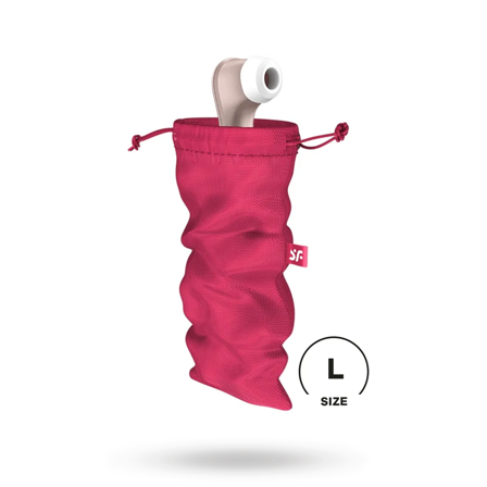 Satisfyer Treasure Toy Bag Large Pink - Vuxen.dk: Tilbehør - Vuxen.dk: Rollespil