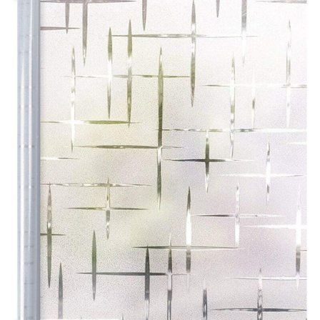 Frostad fönsterfilm Korsmönster 90 x 200 cm