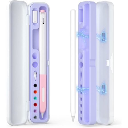 2025 Senaste Modell Magnetiskt Fodral Kompatibelt med Apple Pencil 2:a Generationen och 1:a Gen Pencil och Samsung Galaxy S-Pen Serien, P