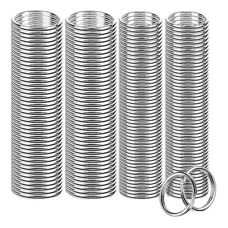 Nøgleringe 25mm 28mm Metal Nøgleringe Split Nøgleringe Ring Til Hjem Diy