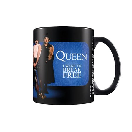 Queen I Want to Break 325ml Mug Storlek: En Storlek Svart