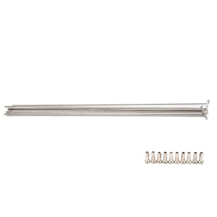 10 sett 14G sykkel eiker i rustfritt stål med hette for landevei terreng utfor sykkel reparasjonsdeler 270mm