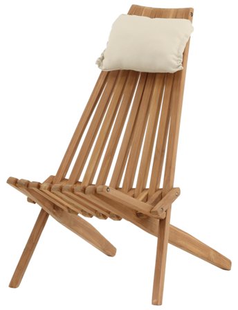 Venture Home Kenya 2115-444 Däckstol natur/guld, Utemöbler