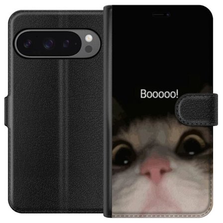 Yhteensopiva Lompakkokotelo Google Google Pixel 9 Pro XL Boo! Kissa