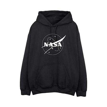 NASA Herr Insignia Logo Hoodie L Svart Black L