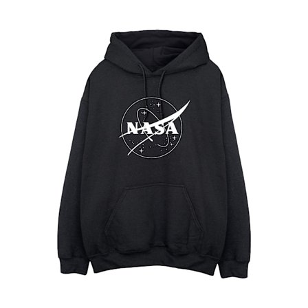NASA Herr Insignia Logo Hoodie L Svart