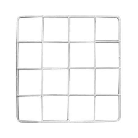 Gallerivægpanel Hvid Trådnet Vægdekoration Tykt Jern Hængende Fotodisplay Opbevaringsorganisator