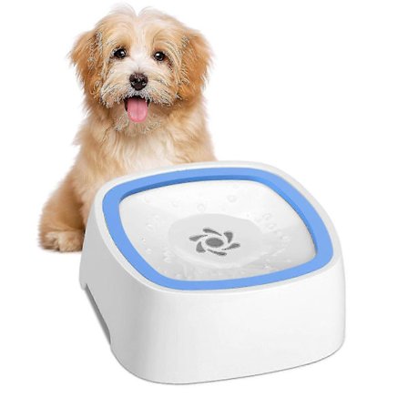 Vandskål til hunde, 1,5 l lækagesikker vandskål til katte/hunde