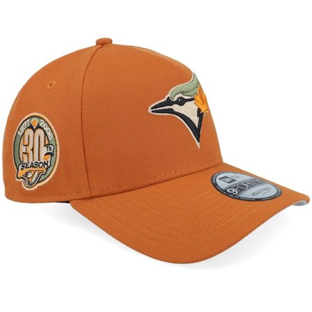 New Era - Naranja adjustable Gorra - Hatstore Exclusive x Toronto Blue Jays 9FORTY 30 Season Rust A-frame Adjustable @ Hatstore