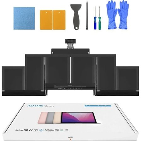ASMARK Batteri MacBook Pro A1398 för 15 Tum mitten 2015, mitten 2014, slutet 2013 Retina A1494/1618 Batteri