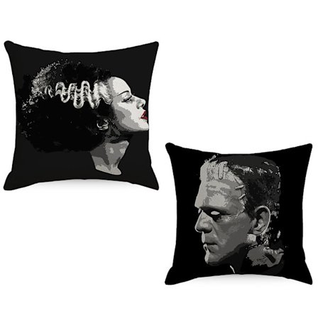 Pariskunnan tyynynpäällinen, 18 x 18 tuumaa, 2 kpl setti, häälahja pariskunnalle, vuosipäivä, häät, sohva- ja sängyntyynynpäällinen