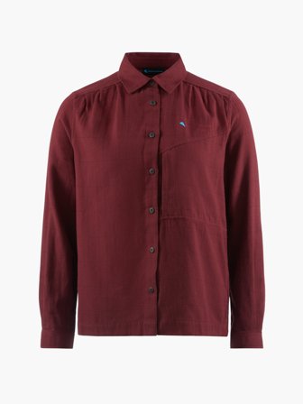 Klättermusen - Helheim LS Shirt Women's's - Tawny Red - Women's - M