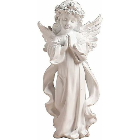 Harpiksengelstatuett Harpiksengelfigur Vakker Brudepike Dekorative Ornamenter Hjemmedekor Sl