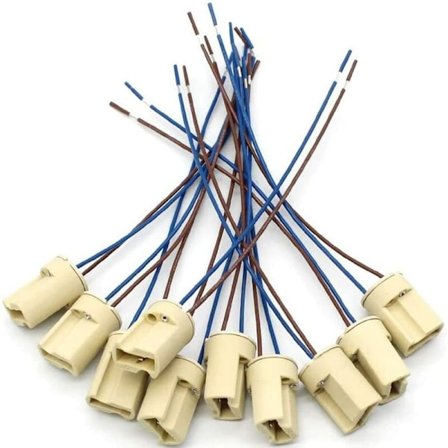 10 stk G9 keramiske lampesockler, keramisk kontaktkontakt for halogen