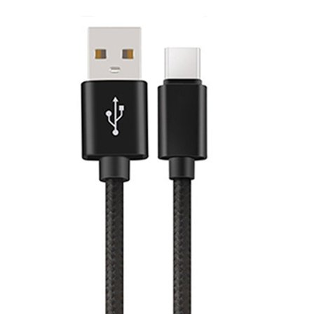 USB-C/Type-C Snabbladdningskabel (Slitstark/Metallhuvuden)