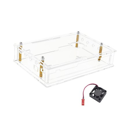 Akryl Beskyttelses Skal Kabinet Med Blæser Til Banana Pi R3 -r3 Udviklingskort Tilbehør