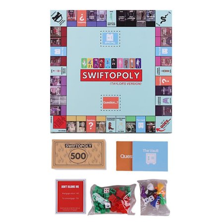 Swiftopoly Brettspill Taylor Swift Inspirert Monopol Partyspill Swifties Gave-X46-