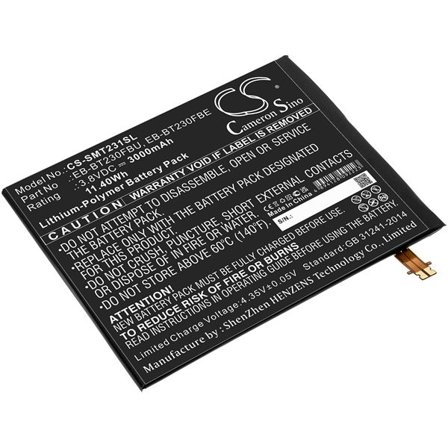Batteri til nettbrett for Samsung SM-T230NU, Galaxy Tab4 7.0, SM-T239C og andre.