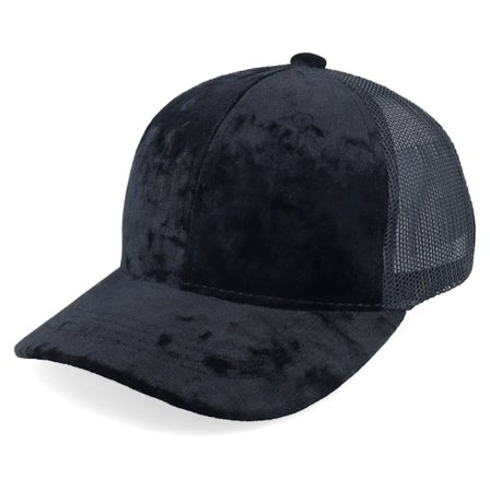 Equip - Black - trucker - Cap - Kids Black/Black Velvet Trucker - Hatstore
