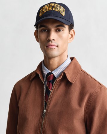 GANT Herren Graphic Cap aus Baumwolltwill (ONE SIZE) Marineblau