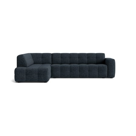 Paris Hjørnesofa, Venstrevendt, Elegant & Robust Design - Modesto Mørkeblå - 294x220x77cm - Sofa, Hjørnesofa, Uovertruffen Komfort, Eksklusiv Smag
