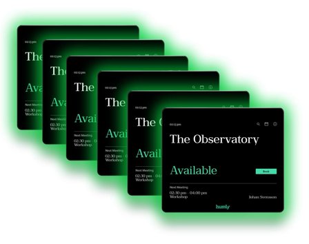 HUMLY ROOM DISPLAY MAX SECURITY VERSION - 6 UNIT BULK P PERP