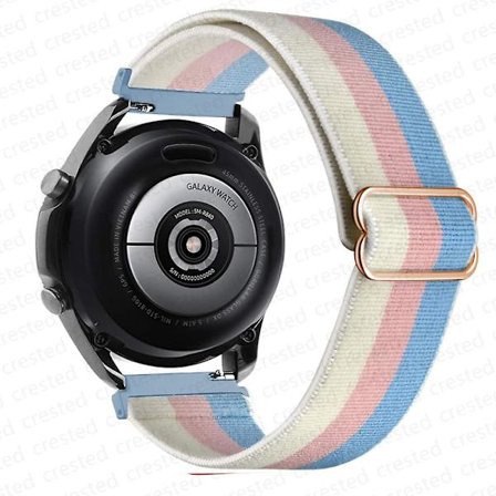 20 mm 22 mm band för Samsung Galaxy Watch 4/classic/3/5/ pro/active 2 Gear S3 Elastisk nylon Huawei Watch Gt 2 2e 3 Pro Strap