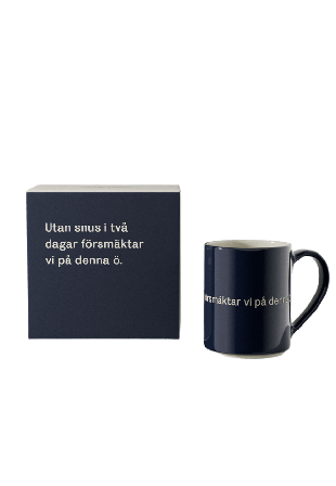 Design House Stockholm Mugg Utan snus x Astrid Lindgren Kök & matlagning Flerfärgad ONESIZE