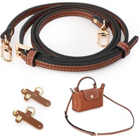 Axelrem för Longchamp-väska, Axelrem för väska, med 2 axelremmar