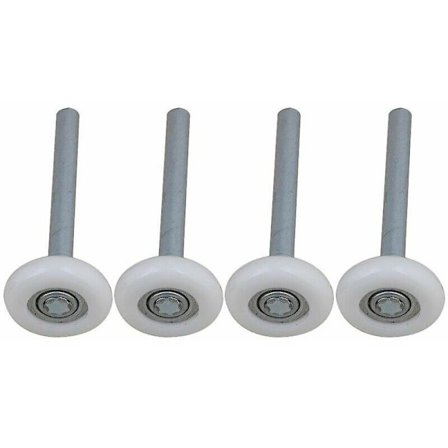 Garageport Ruller, 4 Pak Nylon Forseglede Kuglelejer Garageport Ruller med 115mm Aksel