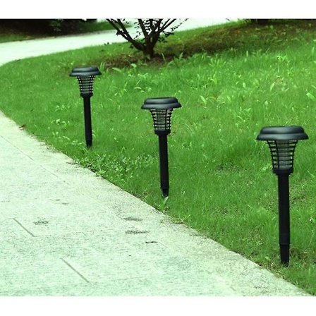 Utomhus Trädgård Regntät Led Solar Myggdödare