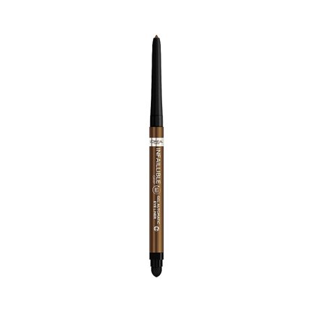 L'Oréal Paris Infaillible Grip 36H Automatic Gel Eyeliner 012 Bronzed Espresso, Makeup, Øjne, Eyeliner