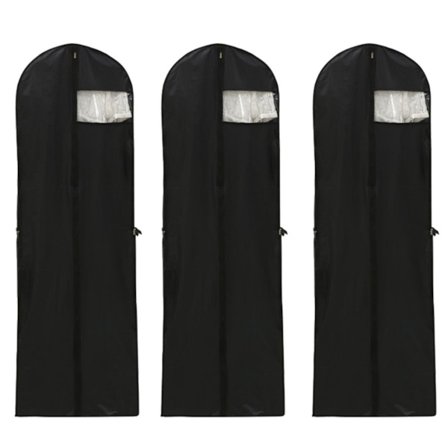 Tøjpose længde 180CM grå tøjpose brudekjole PEVA sort