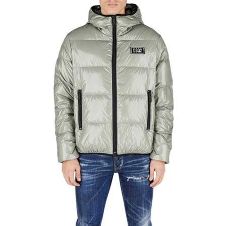 Dsquared2 Down Jas , Grijs , Heren , Maat: M