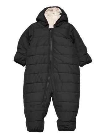 Overall Padded W Ears Outerwear Coveralls Snow/ski Coveralls & Sets Svart Lindex