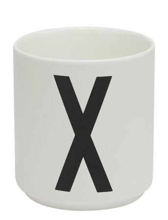 Design Letters | Porcelain Cup A-Z, Æ, Ø | 25 CL