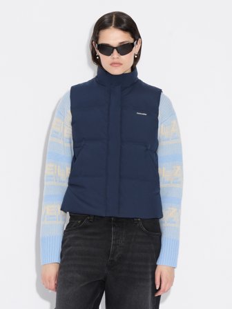 Holzweiler Diff Lt Down Vest - Dk. Navy - Women's - XS