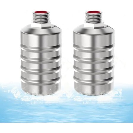 Fuldt Automatisk Flydeventil 304 Rustfrit Stål Pakke med 2 Automatisk Lukning til Vandtank 1 2 Tommer Top Vandindløb