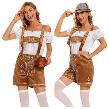 Oktoberfest Tyskland München Damekostyme Halloween Tjenestepikekjole