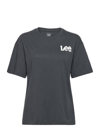Essential Graphic Tee T-shirts & Tops Short-sleeved Svart Lee Jeans