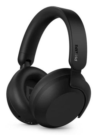 Philips TAH8000E trådløse hodetelefoner, over-ear (sort) Bluetooth 5.4, opptil 70 t batteri (50 t med ANC), adaptiv ANC, utskiftbart batteri