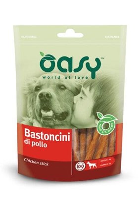 Oasy Snack Bastoncini di Pollo Per Cani 100g