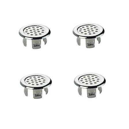 5 stk. Vanity Sink Overflow Cover Basin Sink Keramisk Baderom Vessel Kjøkken Servant Trim Remplacement