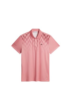 J.Lindeberg - Finn Print Polo - Golf - Pink - Men - L
