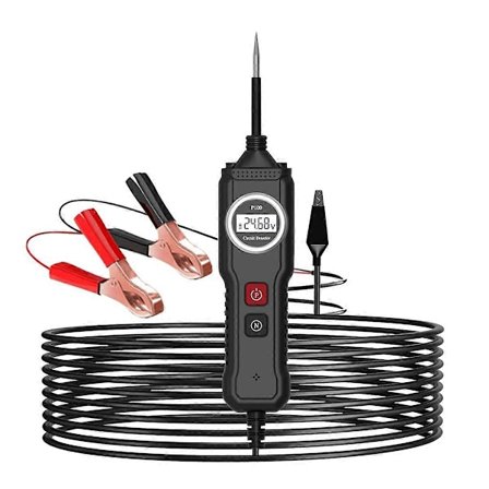 5-40V P100 Elektrisk Systemtester med LCD-Skjerm Resistansspenningstester, Funksjon Bil Elektri